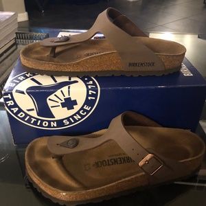 Birkenstock Gizeh Birko Flor Thong Mocha
